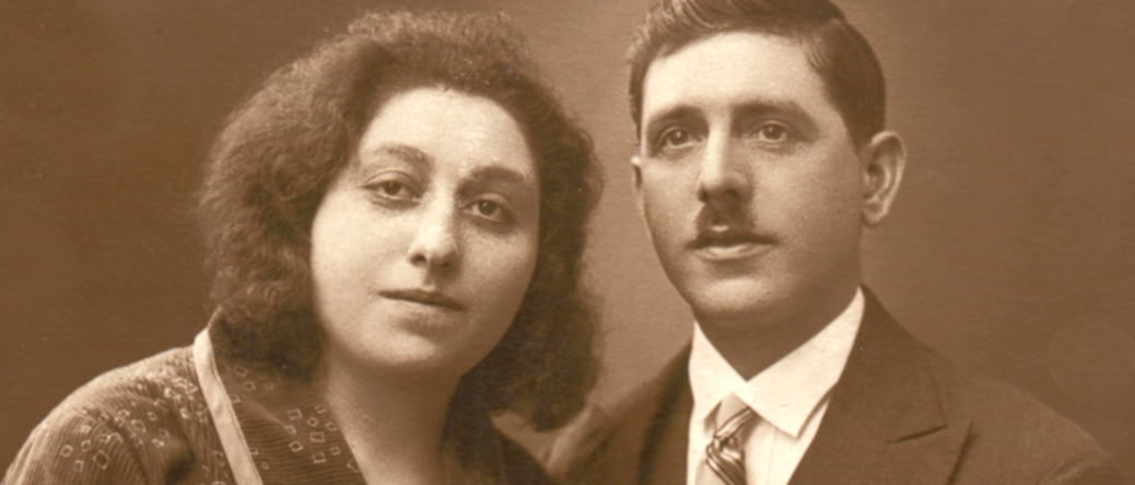 Marc Gougeon et Andrée Kahn, son épouse (sd, sl). Archives familiales Marc Gougeon et Andrée Kahn, son épouse (sd, sl). Archives familiales