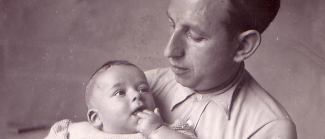 Szaja Konsens et son fils Henri (1937). Archives familiales Szaja Konsens et son fils Henri (1937). Archives familiales